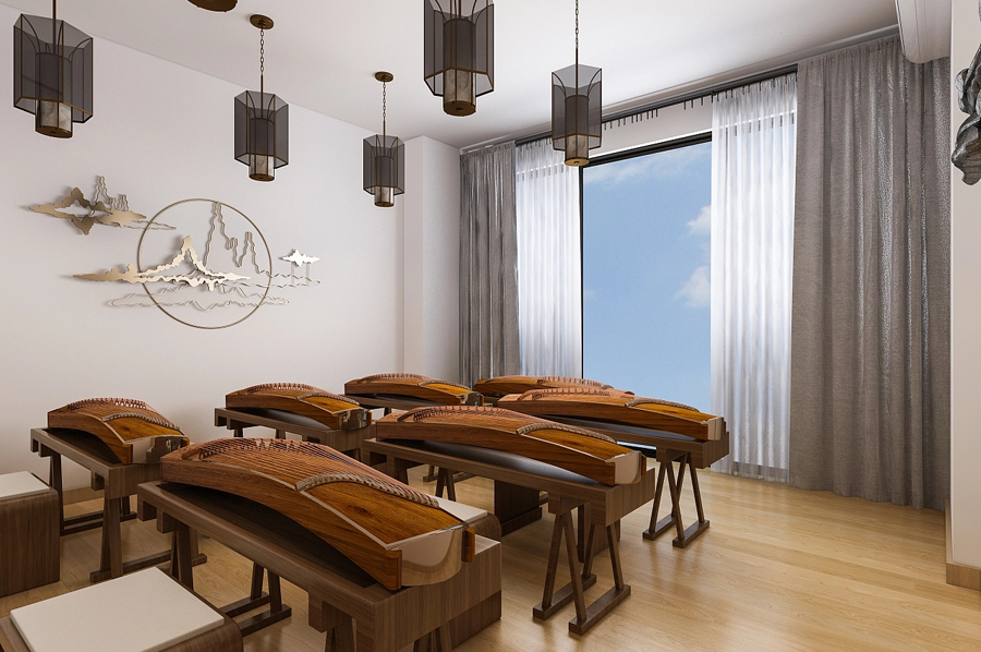 「培訓(xùn)機構(gòu)裝修」成人樂器中心裝修效果圖